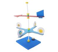 FUNOMOCYA Science Wind Vane Kit Easy Assembly Stem Project for Elementary School Science Experiments Creative Educational Tool for Interactive Learning and Family Bonding