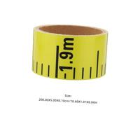 FUNOMOCYA Self-Adhesive Water Level Gauge Sticker Yellow Water Measurement Ruler for Pool Indicator Accurate Reading Construction Renovation Engineering Tool