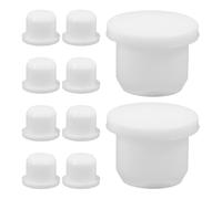 FUNOMOCYA Silicone Bottle Cork Stopper Replacement Plugs Easy Sealing and Reusable Silicone Stopper Plugs 10pcs for Salt and Pepper Shakers Suitable for Occasions and Vases