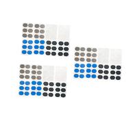 FUNOMOCYA Silicone Drum Dampening Gel Pads 4 Colors Drum Dampeners Drum Silencers for Practice Pad Drumming