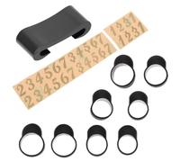 FUNOMOCYA Silicone Tongue Drum Finger Cover Set with Drum Stick Holder and Note Stickers Comfortable to Wear Prevents Mallets from Rolling for Musical Instrument Lovers