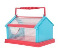 FUNOMOCYA Silkworm Observation Box for Large Blue-pink Insect Explorer Kit with Tweezers Nature Science Bug Collection Container for Outdoor Learning and School Experiments