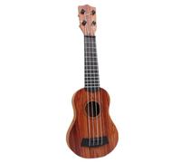 FUNOMOCYA Simulation Mini Ukulele for Musical Instrument Lightweight Plaything Educational and Travel-friendly Peach Wood Color