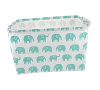 FUNOMOCYA Sky-blue Canvas Storage Basket Multi-function Organizer for Home Nursery Playroom Large Capacity Sundries Container for Books Clothes Random Color