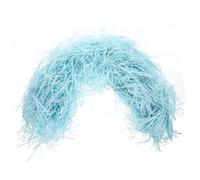 FUNOMOCYA Sky Blue Raffia Paper Shredded Filler for Gift Boxes Multifunctional Packing Shreds for Basket Stuffing and Craft Decoration Odorless Reusable Sustainable Paper Filling for Hamper