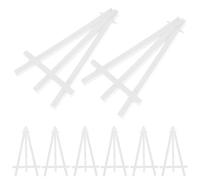 FUNOMOCYA Small Easel Holder Stand Foldable Mini Tripod Tabletop Easels for Displaying Small Paintings Photos Office Signs and Art Activities