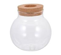 FUNOMOCYA Small Moss Plant Bottle Glass Planter for Micro Landscaping Fish Keeping Desktop Ornament for Home Office Decor Durable Design for DIY Miniature Gardens