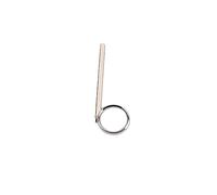 FUNOMOCYA Small Trumpet Finger Ring Pull Ring CB21 Silver Slide Accessory for Trumpet and Cornet