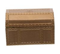 FUNOMOCYA Small Vintage Pirate Treasure Chest Box for Capacity Safe Material Classroom Prize Storage and Party Favor Organizer for Trinkets and Candy