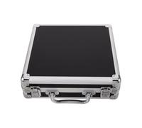 FUNOMOCYA Snooker Ball Case Pool Balls Box Black Aluminium and Plastic with Tailored Compartments Cushioned Padding Sturdy Handle for Professional Snooker Athletes and Serious Players