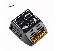 FUNOMOCYA Solar Panel Controller Compact Photovoltaic Regulator with and LED Battery Indicator for Small Solar Systems