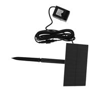 FUNOMOCYA Solar Powered Water Fountain with Ground Stake for Outdoor Gardens Bird Baths and Ponds Micro Solar Pump for Stable Easy Installation and Compact Water Feature
