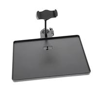 FUNOMOCYA Sound Card Tray Clamp Design Stable Microphone Stand Shelf for Live Streaming Karaoke Recording and Photography Large for Versatile Use