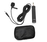 FUNOMOCYA Stage Performance Clip Lavalier Microphone Material Lapel Mic for Lectures and Vlogging Cable Easy to Use and Carry for Live Events and Streaming