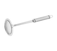 FUNOMOCYA Stainless Steel Deep Fryer Spoon with Fine Mesh Design Ergonomic Handle for Oil Filtration Cooking Food Strainer and Grease Foam Remover for Healthy Kitchen Use