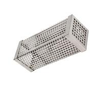 FUNOMOCYA Stainless Steel Pellet Smoker Tube Bbq Smoke Box for Gas Charcoal Electric Grills Evenly Ventilated Mesh for Hot and Cold Smoking Outdoor Barbecue Accessory Compatible with All