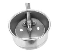 FUNOMOCYA Stainless Steel Pig Water Bowl Automatic Drinking Feeder for Sheep and Cattle Wall Mountable Design Compatible with Water Pipe