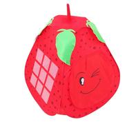 FUNOMOCYA Strawberry-shaped Playhouse Tent Portable Foldable Castle Play Tent for Indoor Use Ages Smooth Surface House for Creative Imaginative Play
