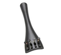 FUNOMOCYA String Cello Tailpiece 4-hole Tailpiece Replacement Part Replacement Tailpiece Musical Instrument Accessories Tailpiece Board Tailpiece with Fine Tuner Fingerboard Black Wood