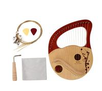 FUNOMOCYA String Lyre Harp Durable String Instrument for Beginners Portable Music Instrument with Extra and Tuning Tools and Music Lovers