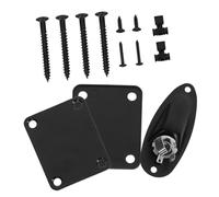 FUNOMOCYA Strong Wear Break Resistance Pickup Jack Plates Guitar Accessory for Guitar Tools Ship Shaped Jack Plates