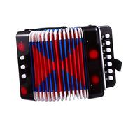 FUNOMOCYA Student Mini Accordion for Boys and Girls Beginner Practice Musical Instrument Toy Black Cultivate Patience Musical Sense