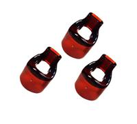 FUNOMOCYA Sturdy Resin Flute Mouthpieces No Peculiar Smell 3pcs Replacement Mouthpiece Suitable for Flute with 23mm Outer Diameter for Beginners
