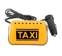 FUNOMOCYA Taxi Roof Illuminated Sign LED Car Top Light Taxi Indicator Light Vintage Style Suitable for All Vehicles Yellow