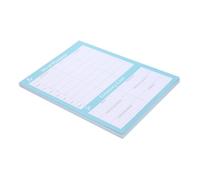 FUNOMOCYA Tearable Weekly Meal Planner Notebook for Kitchen Use Household Food Menu Organizer with Diet Tracking Reusable Undated Menu Journal for Families and Fitness Enthusiasts