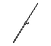 FUNOMOCYA Telescopic Adjustable Mic Boom Pole Arm with 3/8 Inch Screw Head Adapter, Black Iron Extendable Microphone Stand Boom Arm, Easy to Operate for Studio and Live Performances
