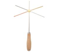 FUNOMOCYA Thermal Conduction Experiment Teaching Aids Experiment Tool Physics Thermal Conductivity Equipment Heat Stainless School Teaching Tool Wood