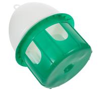 FUNOMOCYA Thickened Plastic Bird Cage Water Bowl Parrot and Pigeon Water Dispenser for Budgie Cockatiel Lovebirds Easy to Clean Large Capacity Feeder for Multiple Bird Species