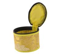FUNOMOCYA Tibetan Singing Bowl Storage Bag Compact Meditation Case with Handmade Embroidery for Sound Bowls up to Friends and Relaxation