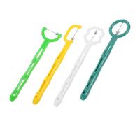 FUNOMOCYA Tongue Trainer Oral Muscle Trainer 4pcs Plastic for Oral Exercises and Daily Use Tongue Tip Exercise Tool to Enhance Pronunciation and Tongue Strength