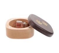 FUNOMOCYA Tooth Keepsake Box with Cartoon Design Safe Tooth Holder and Hair Preservation Square Shape for Growth Milestone Memory for Boys and