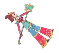 FUNOMOCYA Traditional Chinese Shadow Puppetry Hand Puppets for Adults Creative Role Play Theater Prop for Kindergarten Early Education and Cultural Performance