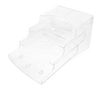 FUNOMOCYA Transparent Acrylic Literature Display Stand Wall-mounted Document Holder Organizer for Brochures Magazines and Cards Space-saving Clear Table Display Stand for Vendors and Offices