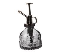 FUNOMOCYA Transparent Glass Watering Spray Bottle Vintage Style Plant Mister with Fine Mist Sprayer for Indoor and Outdoor Plants Elegant Water Can for Gardening and Home Decor