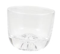 FUNOMOCYA Transparent Japanese Sake Glass Cup with Gold Leaf Design Dishwasher Safe Small Liquor Cup for Home and Bar Use Elegant Glassware for Wine Lovers and Sake Enthusiasts