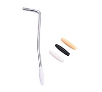 FUNOMOCYA Tremolo Arm with 3 Tips Guitar Thread 6mm Whammy Bar Arm for Instrument Replacement and Adjusting Replacement Metal Construction with Silver Chrome Finish for Electric Guitar