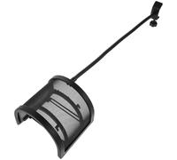 FUNOMOCYA U-shaped Microphone Windscreen Metal Pop Filter for Studio and Streaming, Large Black Mic Shield Cover for Condenser and Handheld Recording Mics