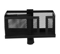FUNOMOCYA Under Desk Mesh Organizer Clamp Multi Functional Office Desk Accessory with Hanging Headphone Rack Cup and Pen Holder for Home School and Workspace Storage