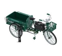 FUNOMOCYA Unique 1 Set Mini Tricycle Model Metal Bike Figurine Vintage Tricycle Ornament for Office Desk