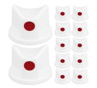 FUNOMOCYA Universal Aerosol Spray Caps Replacement Spray can Nozzles Fine Mist Paint Cap Replacements with Waterproof Button 15 Pack for Graffiti Creative Artwork and Diy Projects