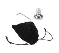 FUNOMOCYA Universal Metal Tuning Fork Holder Stand Accessory, Multi-slot Silver Replacement Foot for Musical Tuning Forks, Sturdy Storage Base for Home and Professional Use