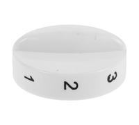 FUNOMOCYA Universal Refrigerator Temperature Control Knob 6mm Hole Diameter White Short Shaft Fridge and Freezer Thermostat Replacement Part for Mini Fridge and Chest Freezer