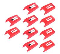 FUNOMOCYA Universal Turntable Stylus Needles 10pcs Set Plastic Aluminum Easy to Carry Perfect Backup for Old Needles