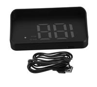 FUNOMOCYA USB GPS Speedometer for Car Dashboard with Green Digital Speed Display Accurate Vehicle Speed Tracker Built Compass Navigation Kilometers Travelled Plug and Play Design
