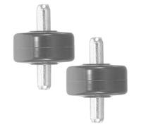 FUNOMOCYA Vacuum Cleaner Front Wheel Replacement 2PCS Repair Accessories for Vacuum Cleaners ABS Metal Front Wheels Prevent Floor Scratching During Vacuuming
