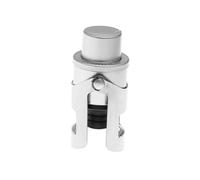 FUNOMOCYA Vacuum Sealer Stopper for Sparkling Wine Silver Wine Bottle Cap Date Stamp Leak Food-Grade for Preservation